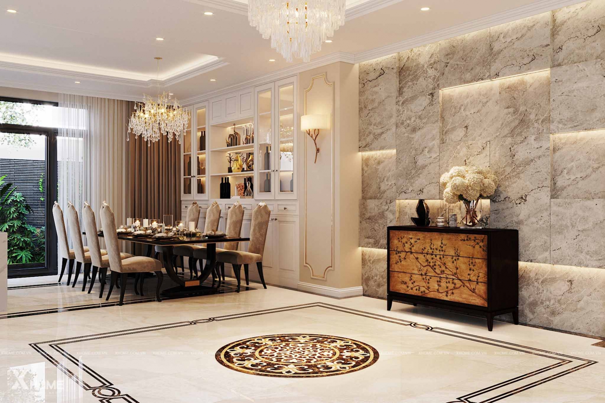 nhà phố tân cổ điển